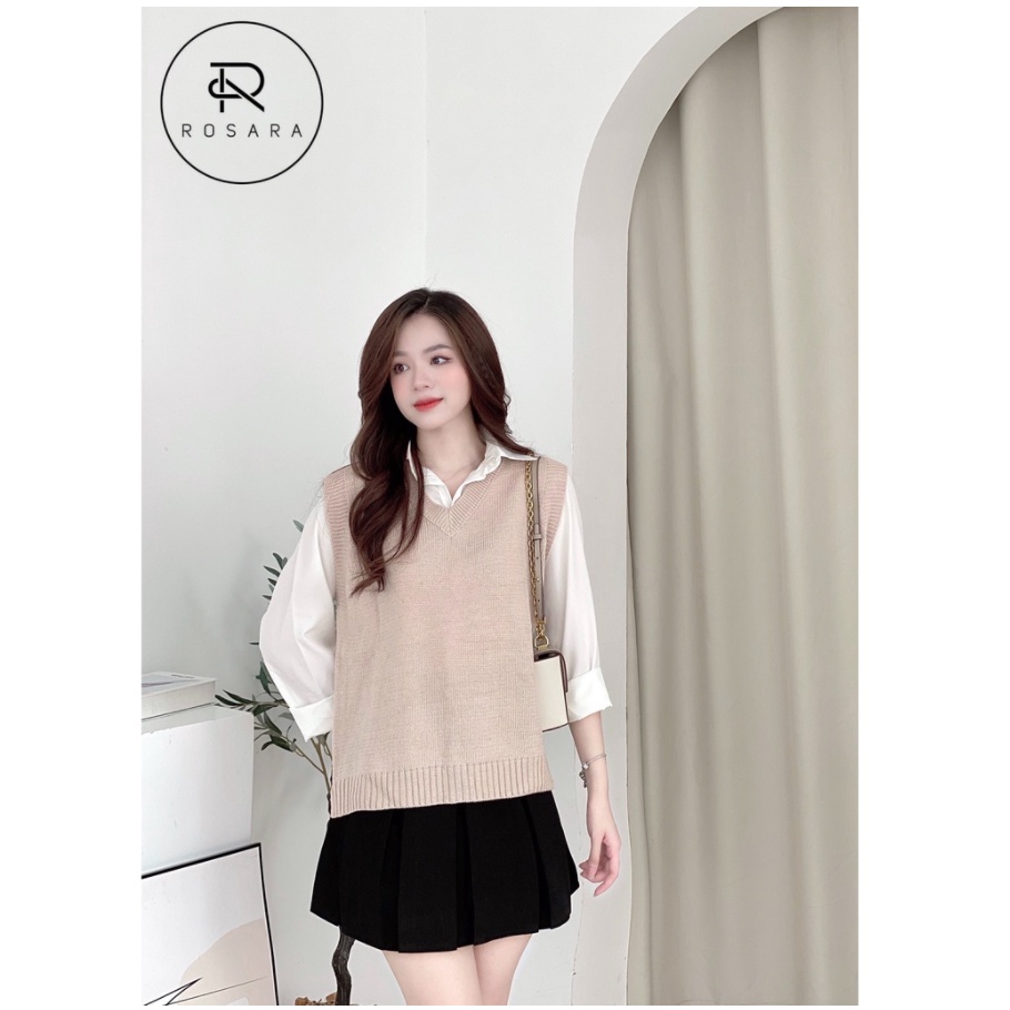 Áo Gile Len Nữ, Gile Len Mỏng Cổ Tim Chất Đẹp [LMT] | BigBuy360 - bigbuy360.vn