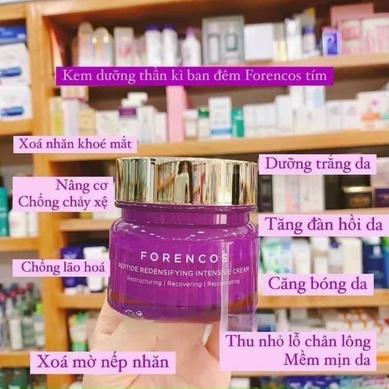 Kem dưỡng ẩm, trắng da Forencos Hàn Quốc