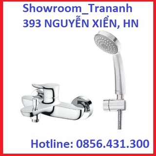 Vòi sen tắm nóng lạnh toto tbg01302v kết hợp bát massage/ mạ, sen tắm nóng lạnh cầm tay.