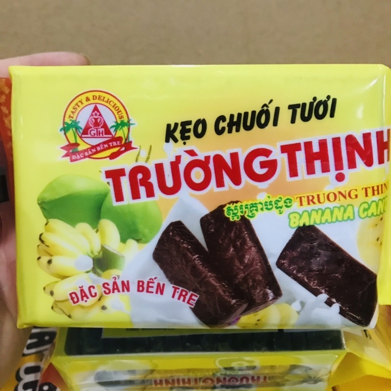 Kẹo Chuối Tươi Trường Thịnh 300g - Đặc sản Bến Tre