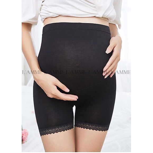 Quần Trong Váy bầu chất cotton siêu mêm mát có dây kéo điều chỉnh By LAMME