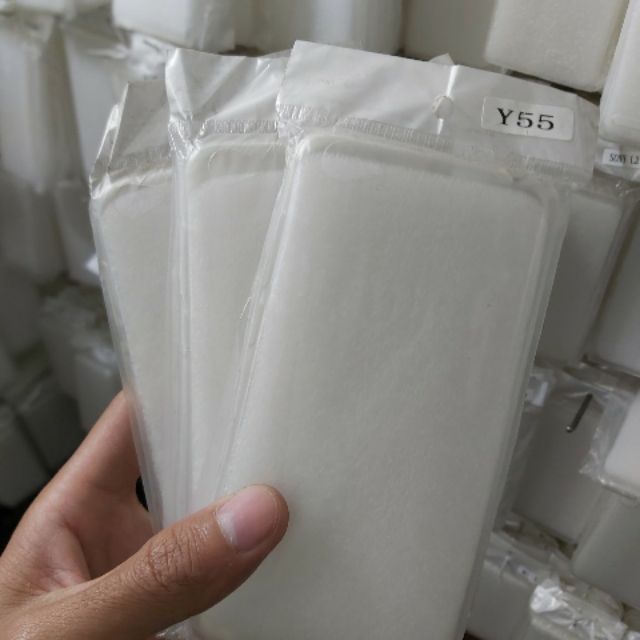 Bộ 3 chiếc ốp lưng dẻo vivo Y55 silicon trong suốt (loại tốt)
