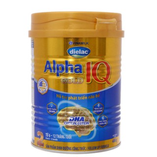 Sữa bột dielac alpha gold iq 2 ht 400g