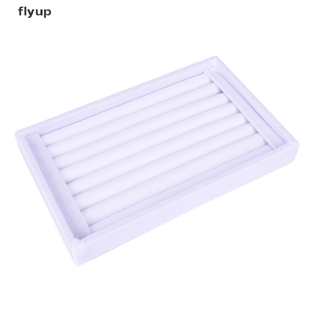 Khay giá đỡ lót nhung trưng bày trang sức khuyên tai/ nhẫn