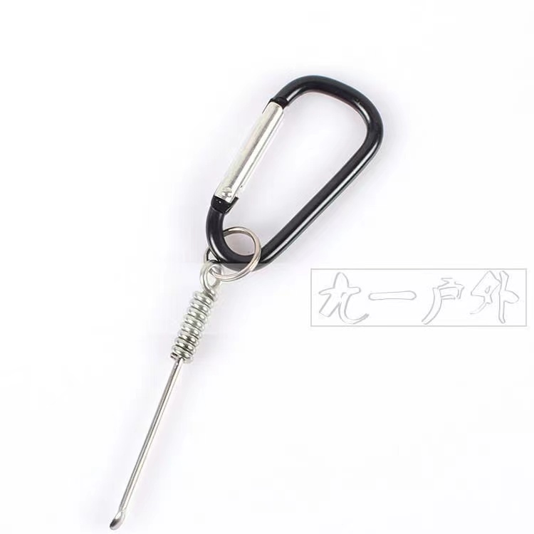 (2PCS)Móc Khóa Dây Đai Hình Chữ D Bằng Hợp Kim Nhôm Đa Năng Sử Dụng Ngoài Trời