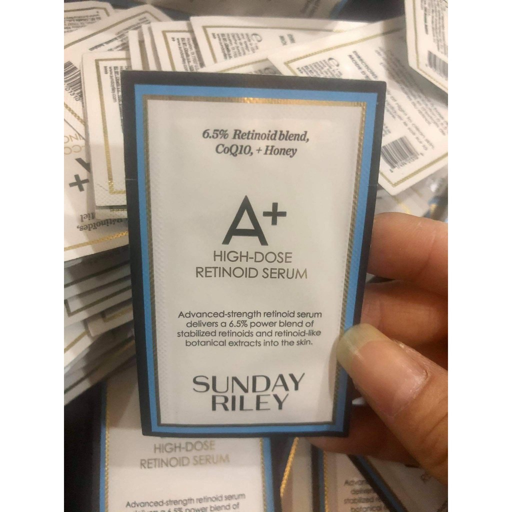 SUNDAY RILEY Gói Tinh chất chống lão hoá A+ High-Dose Retinol Serum 1ml NỘI ĐỊA MỸ