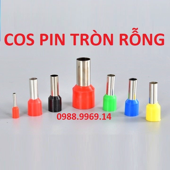 Cos pin tròn rỗng túi 25-50-100c
