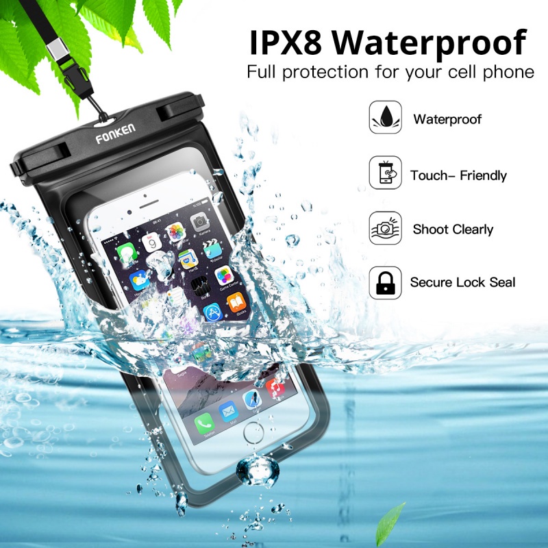 Túi đựng điện thoại ANKNDO chống nước thích hợp cho Samsung Xiaomi Redmi Note 10Pro Huawei P40 30 Lite