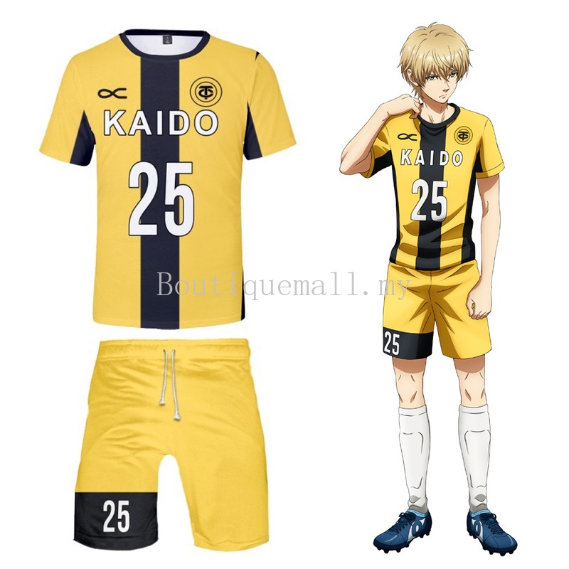 Áo Thun Thể Thao Cosplay Nhân Vật Anime Tokyo City Esperion FC Yuma Motoki Tee A-Team No.33