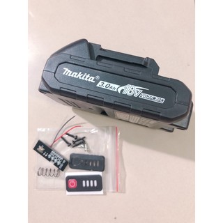 vỏ in makita 18v 3A 1 hàng 5 cell adaptor có đèn led báo pin