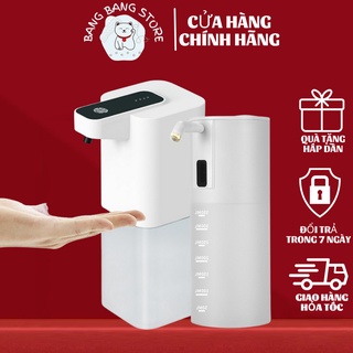 Máy phun cồn khử khuẩn, máy rửa tay tự động cảm ứng sát khuẩn để bàn 400ml sạc pin, giúp kháng khuẩn an toàn