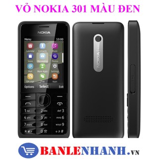 VỎ NOKIA 301 MÀU ĐEN