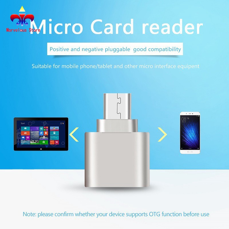 Đầu Đọc Thẻ Nhớ Micro Usb Otg Cho Điện Thoại Android