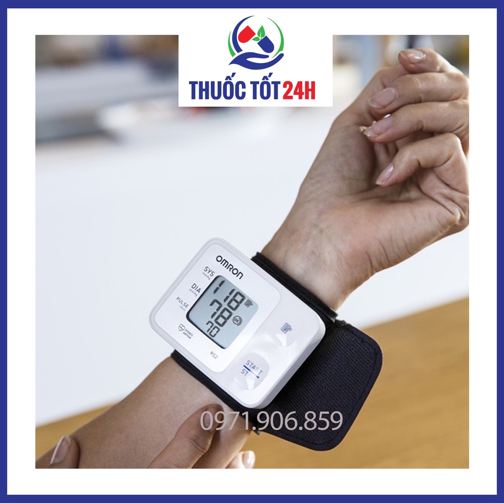 Máy Đo Huyết Áp Cổ Tay Omron HEM-6161 Chính Hãng
