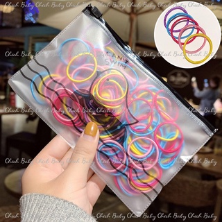 Túi 500 dây thun cột tóc nhiều màu