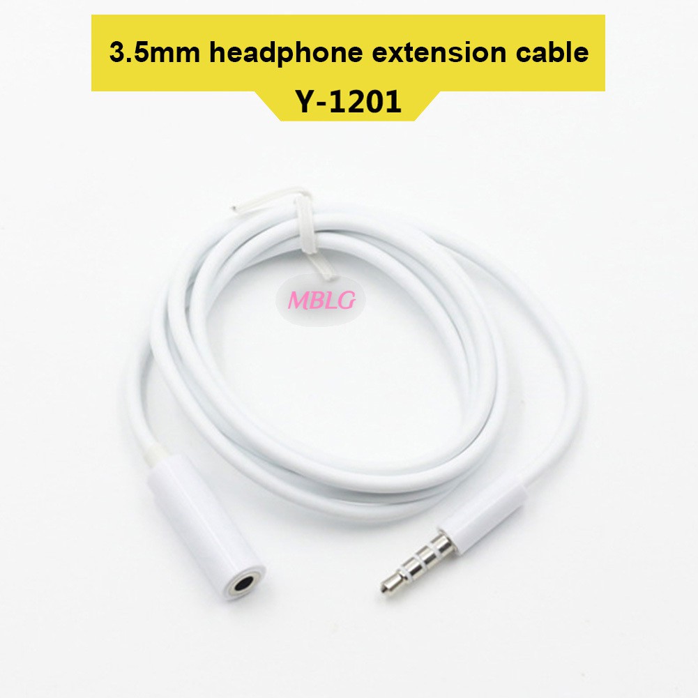 Cáp mở rộng tai nghe jack cắm 3.5mm dài 1m cho máy tính/điện thoại/MP3/4