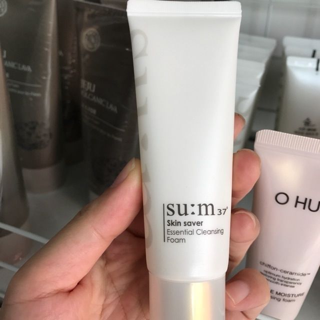 Sữa rửa mặt Sum37 làm sạch sâu Skin Saver Essential Cleansing Foam 40ml