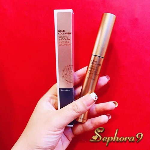Mascara The Face Shop Gold Collagen Volume Mascara TFS chuốt mi kiêm dưỡng mi
