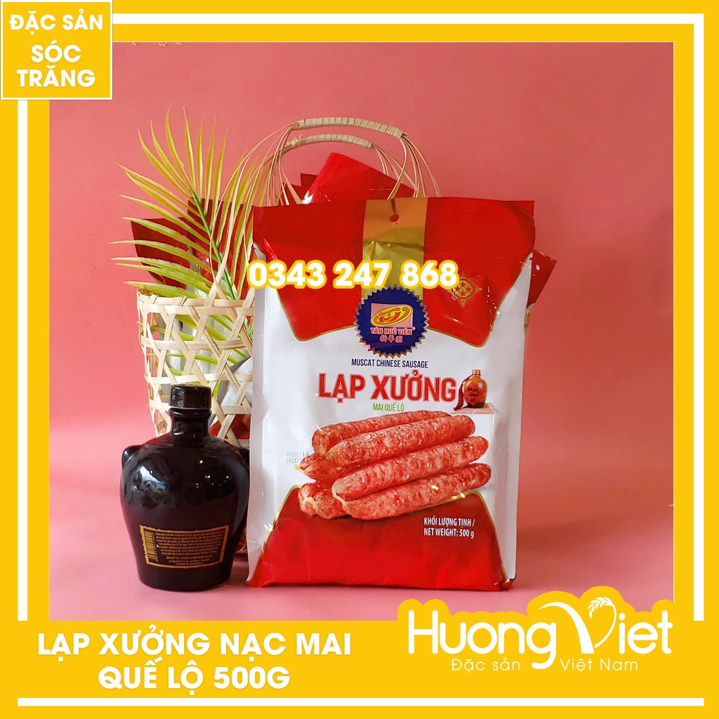 Combo 6 vị lạp xưởng Sóc Trăng - Đặc sản lạp xưởng Mai Quế Lộ Tân Huê Viên + KÈM QUÀ TẶNG