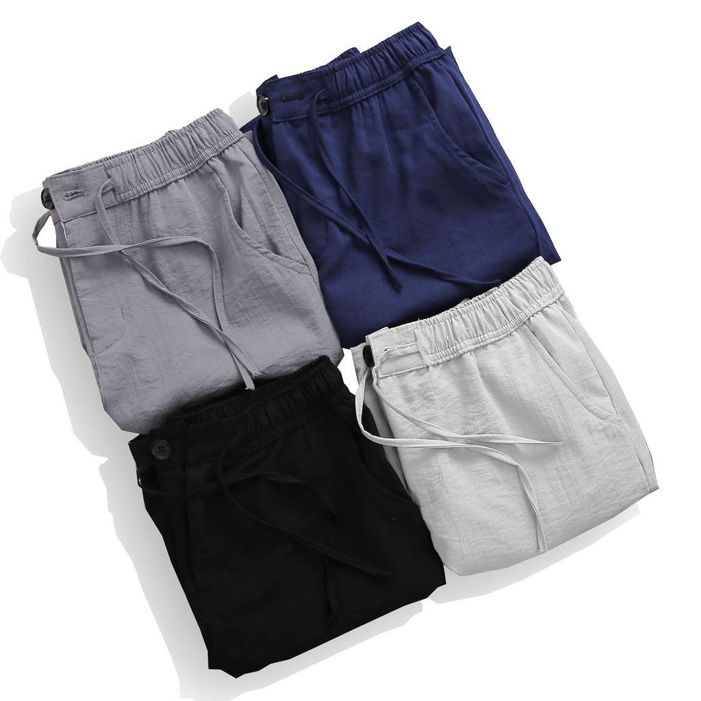 [BST MỚI HÈ 2021] Quần short đũi nam có cúc MK CLEVER, chất liệu vải đũi xước chống nhăn, mát - QSX01 | BigBuy360 - bigbuy360.vn