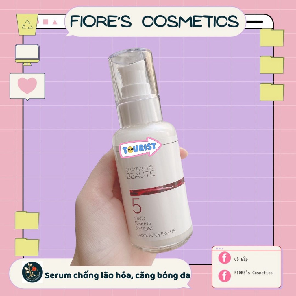 Serum dưỡng ẩm, căng bóng da Vino Sheen Serum