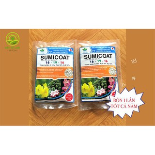 Phân tan chậm SUMICOAT 16-19-16 bịch 100gr