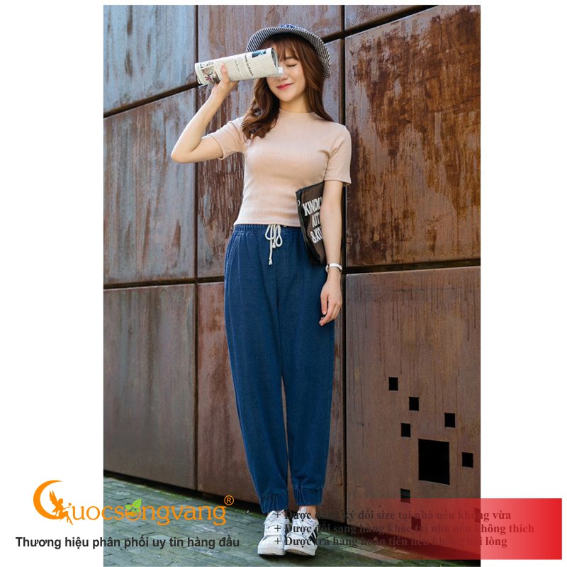 Quần nữ quần jean nữ Alibaba chất denim GLQ014 Cuocsongvang