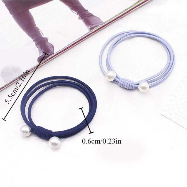 Set 5 buộc tóc Hàn Quốc đính hạt siêu xinh