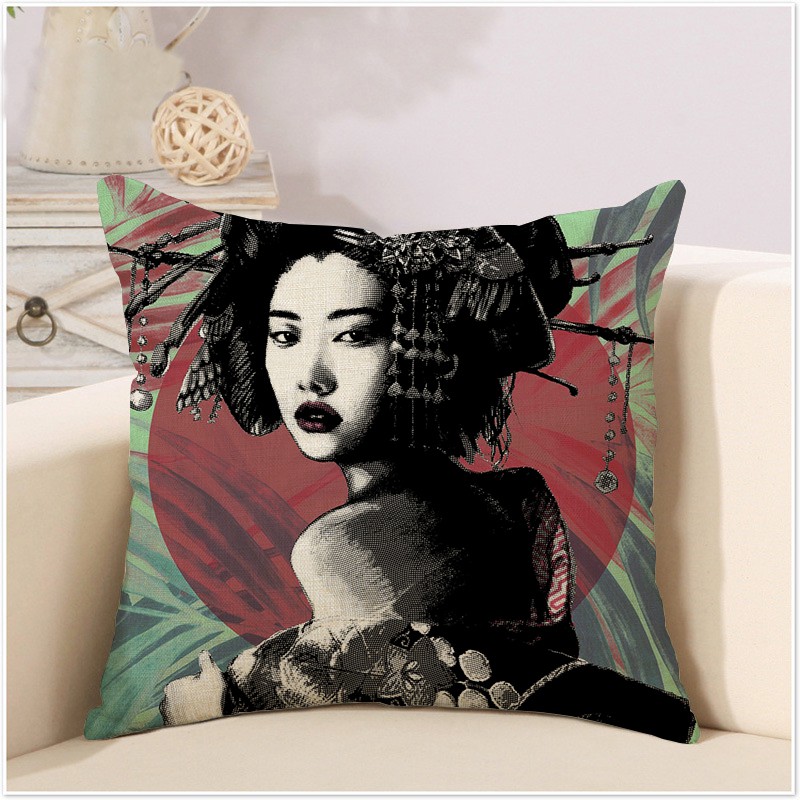 Vỏ Gối 45*45cm Phong Cách Vintage