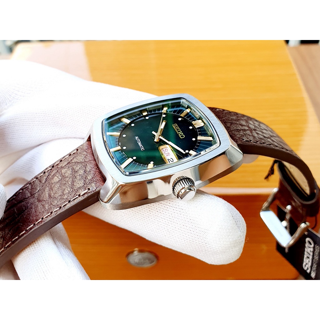 Đồng hồ nam SEIKO Recraft Automatic SNKP27 - Mặt vuông xanh lam độc đáo