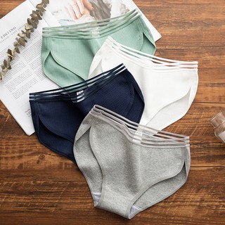 Quần lót cotton tăm kháng khuẩn cực đẹp nhiều màu lựa chọn