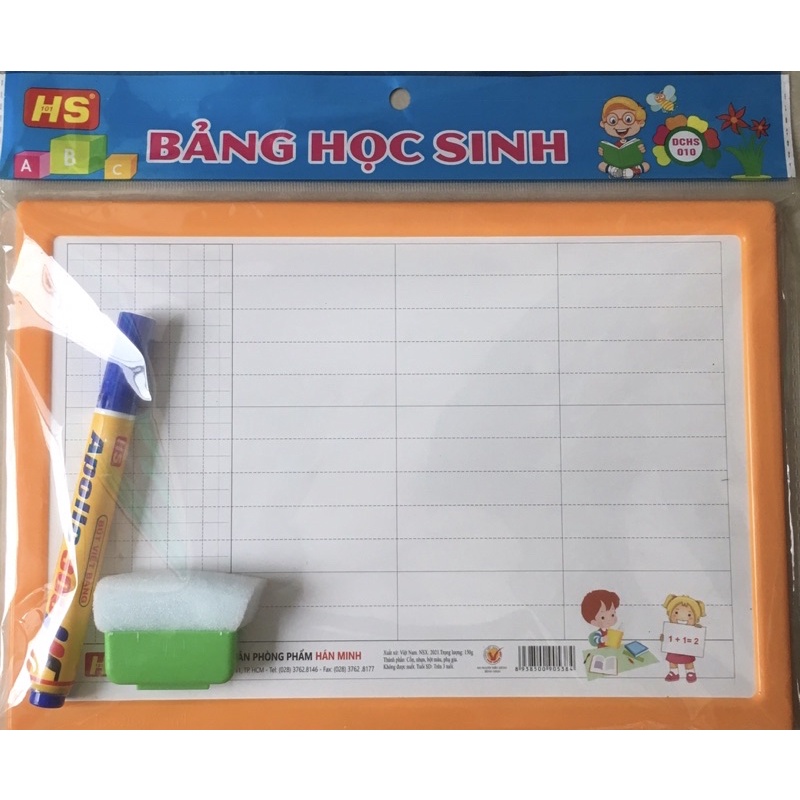 Bảng 2 mặt DCHS 010 tặng kèm bút viết bảng và đồ lau
