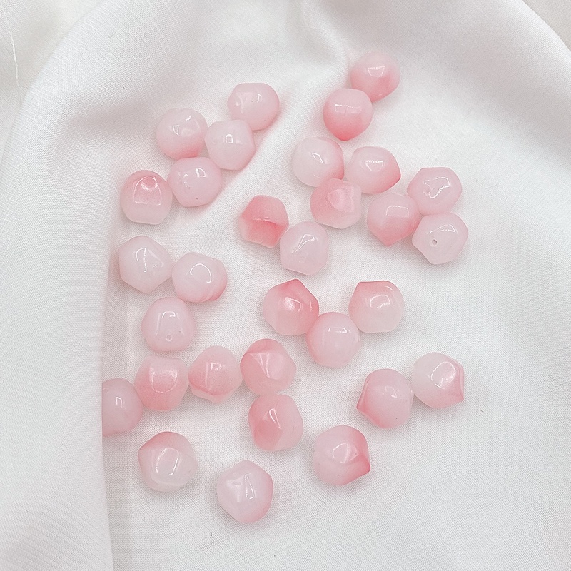 Hạt Ngọc Bích 12mm Màu Gradient diy Làm Phụ Kiện Trang Sức