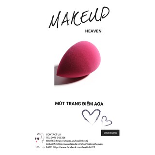 Mút trang điểm AOA Wonder Blender - Pink Teardrop
