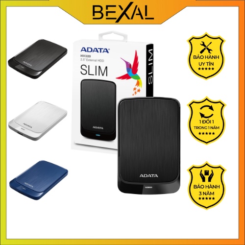 Ổ cứng di động, ổ cứng hdd, ổ cứng di động hdd 1Tb/2Tb/4Tb/5Tb ADATA HV320