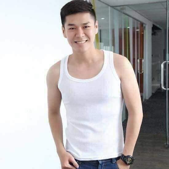 Áo ba lỗ trắng Maxtino