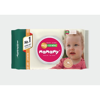 COMBO 5 KHĂN ƯỚT MAMAMY 100 TỜ