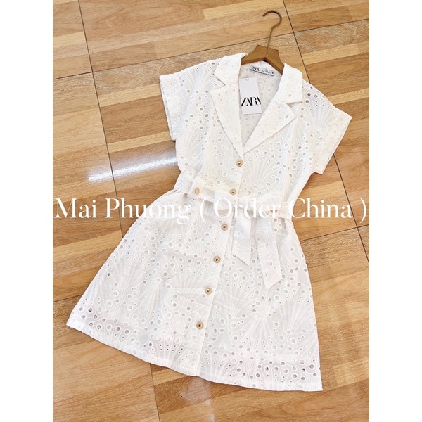 PASS VÁY ZARA XUẤT SIZE S NEW TAG