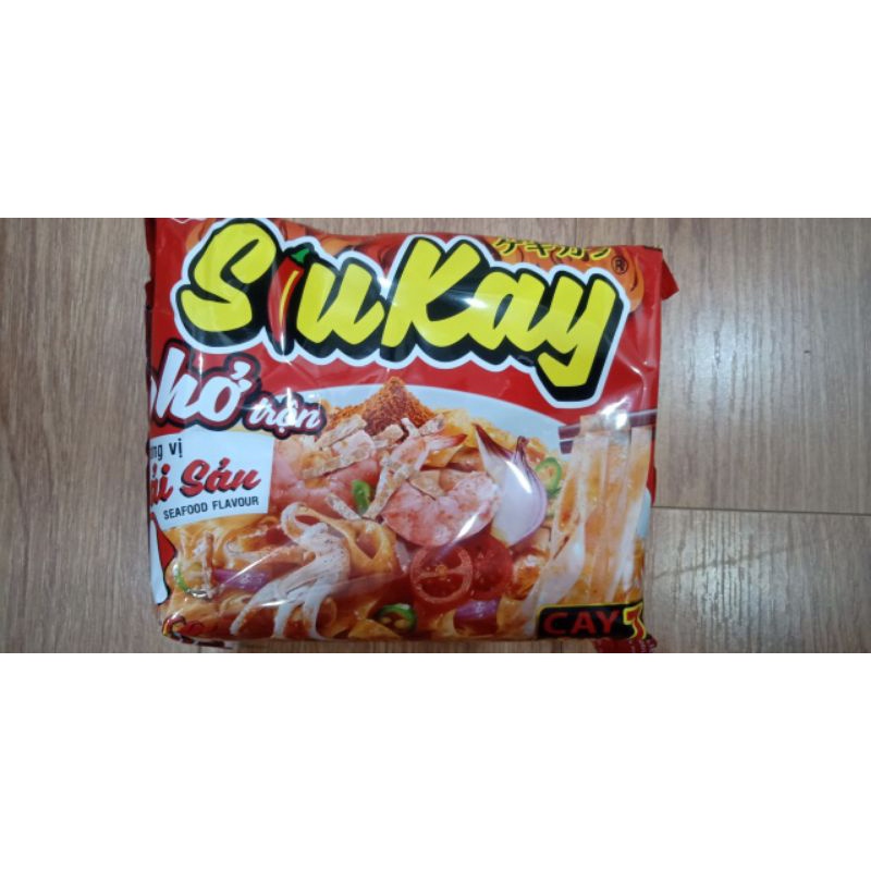 Thùng 24 gói mì SiuKay vị Hải sản/ Vị bò