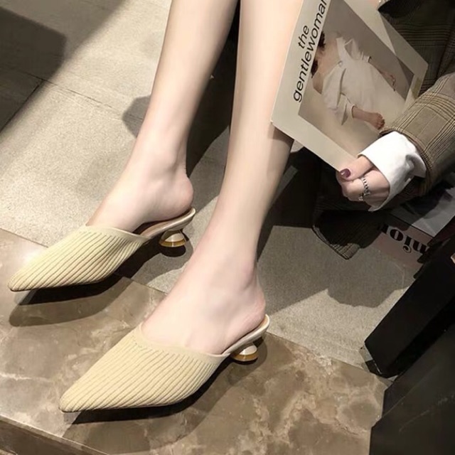 Sục len gân đế 3cm (ảnh thật)