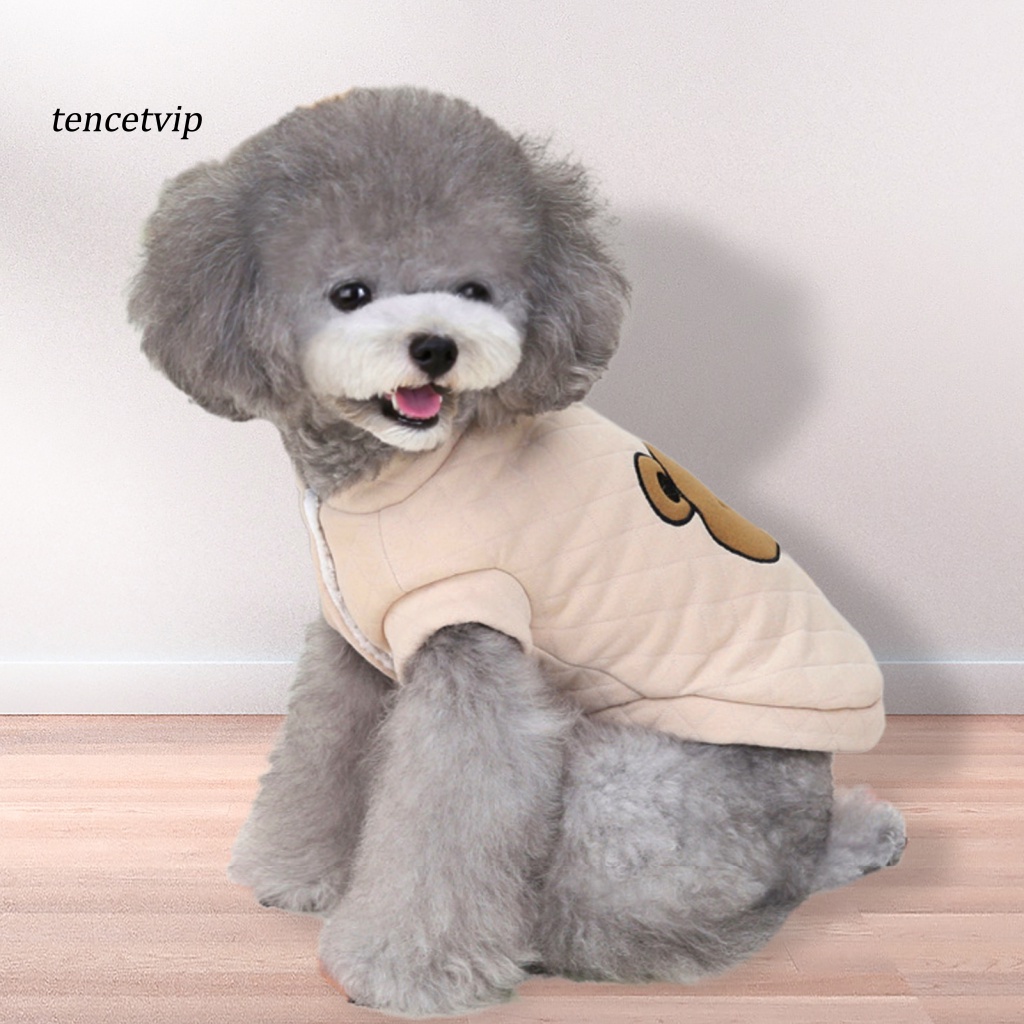 Áo KhoáC Cotton HìNh GấU Nâu Cho Thú Cưng