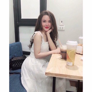 Váy maxi ren tiểu thư