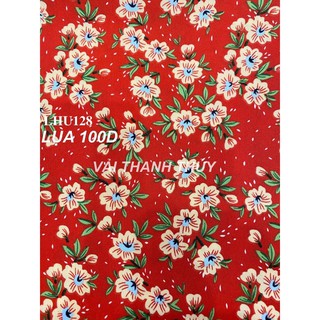 VẢI LỤA 100D HOA NHÍ - DÒNG VẢI THÔNG DỤNG - 1 MÉT X 1M5