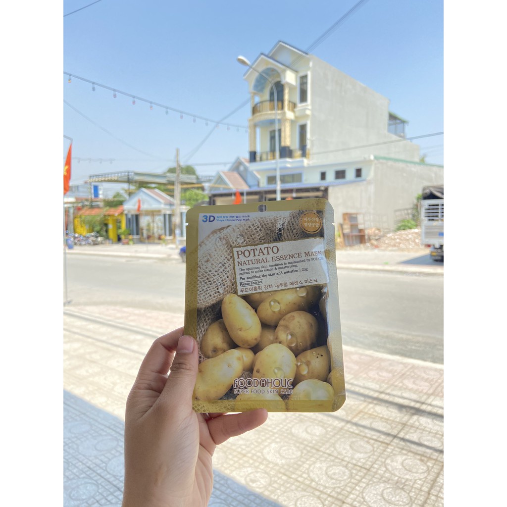 Mặt nạ trắng da 3D Foodaholic Hàn Quốc