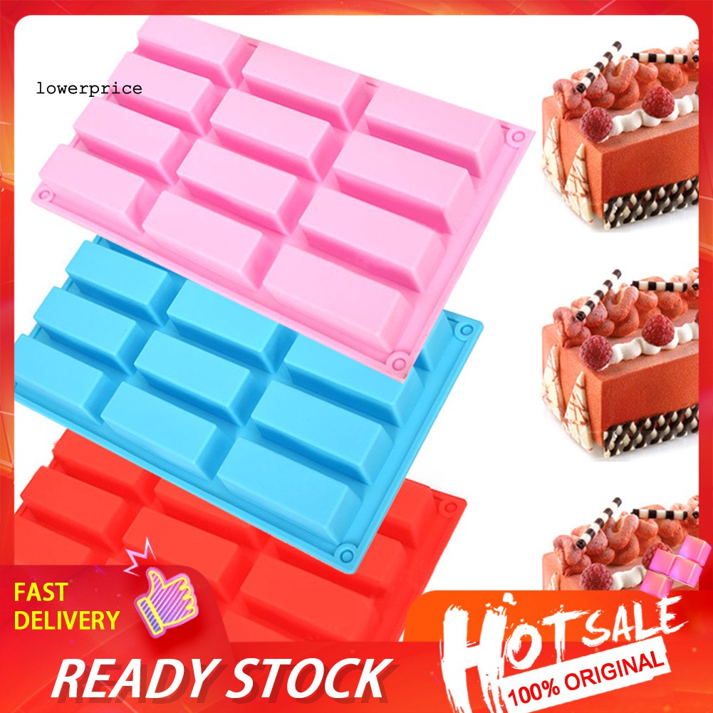 Khuôn Silicone Làm Bánh 12 Ô