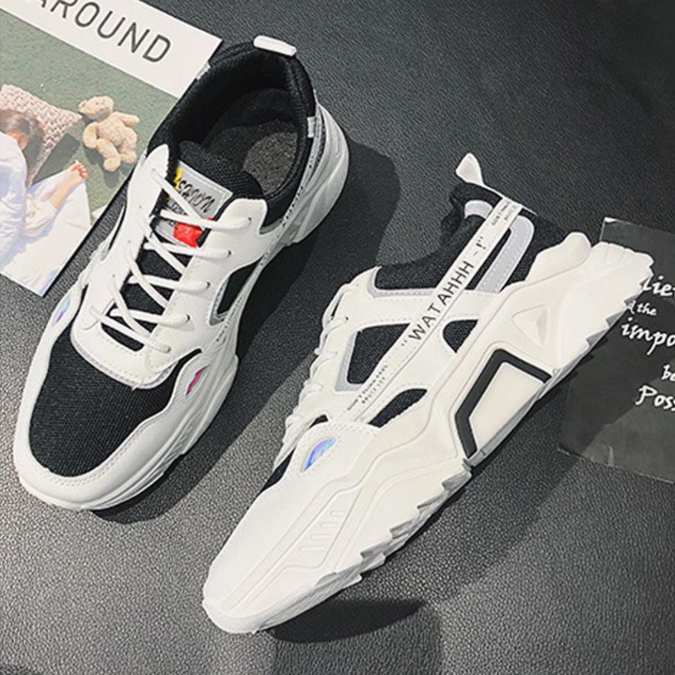 Giày Sneaker Nam TKTMS39 Giày Thể Thao Nam Độ Bền Cao Kiểu Dáng Cá Tính Xu Hướng 2021 Chính Hãng TKT STORE Size (39-43)