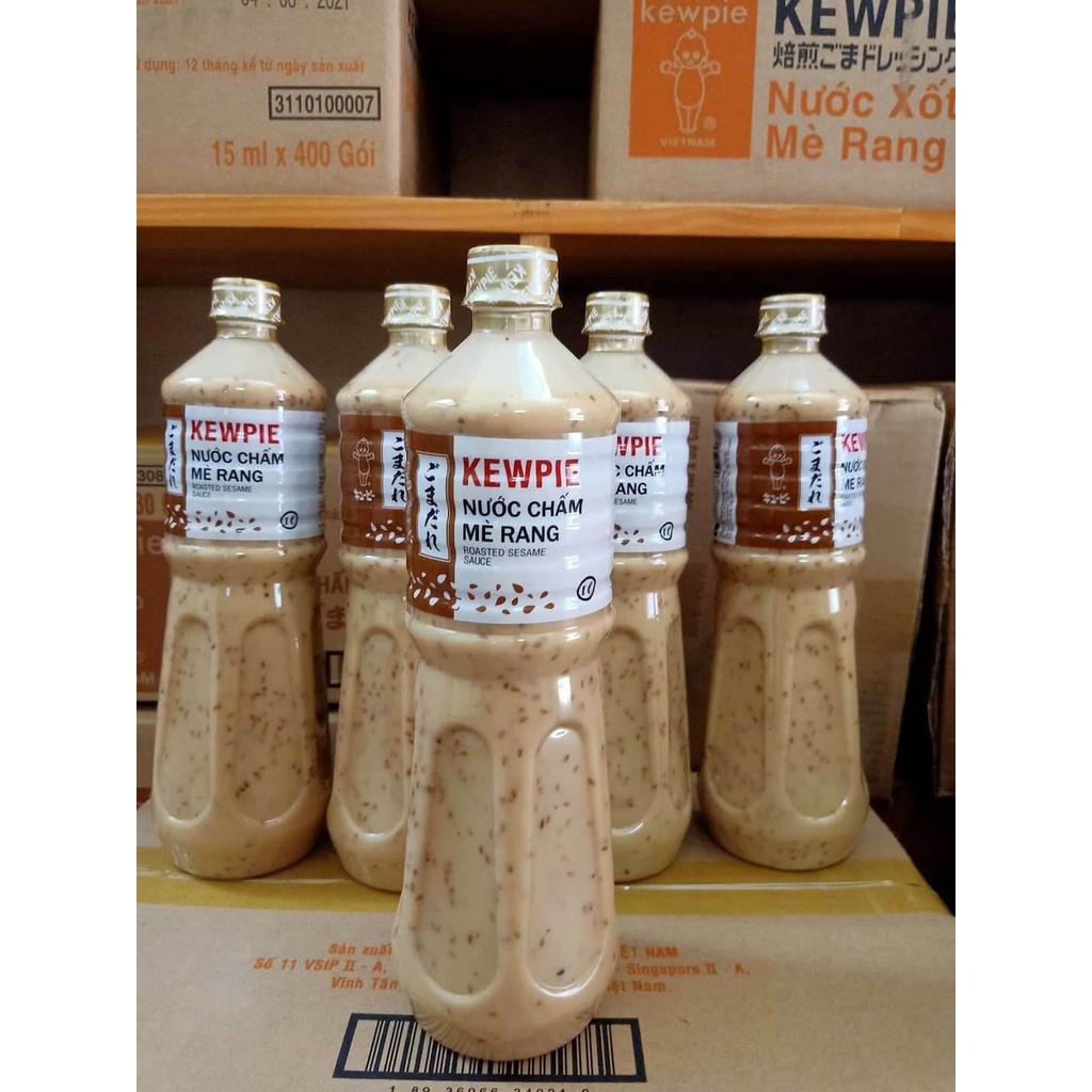Nước Chấm Mè Rang Kewpie 1L - trộn salad, chấm thịt nướng - Foodland
