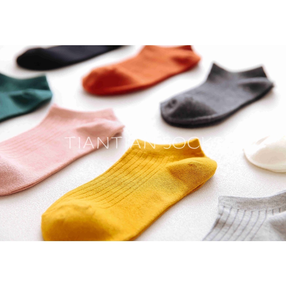 Tất  nữ cổ ngắn vớ Cotton cổ thấp thời trang cho nữ nhiều màu