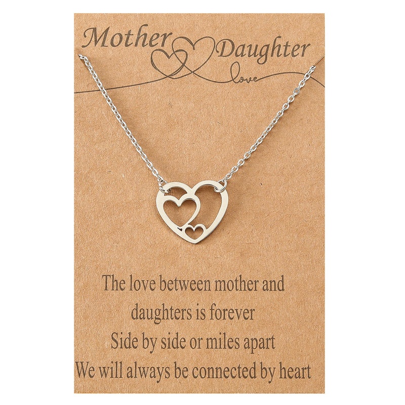 Vòng cổ Mặt Trái Tim Bằng Thép Không Gỉ Cá Tính