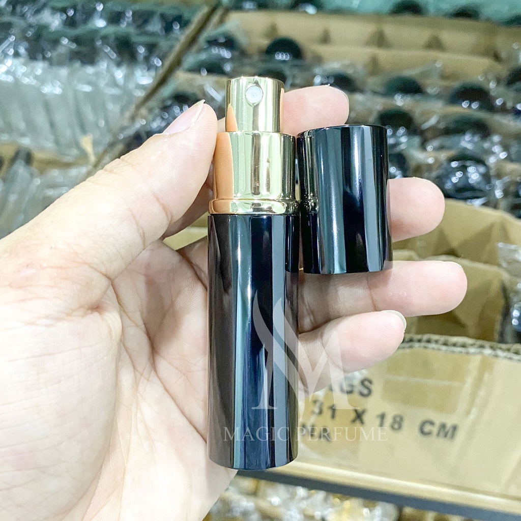 Chai lọ đựng nước nước hoa vỏ nhôm hai lớp 10ml loại cao cấp, kín không rò rỉ, xịt nhẹ, phun sương!